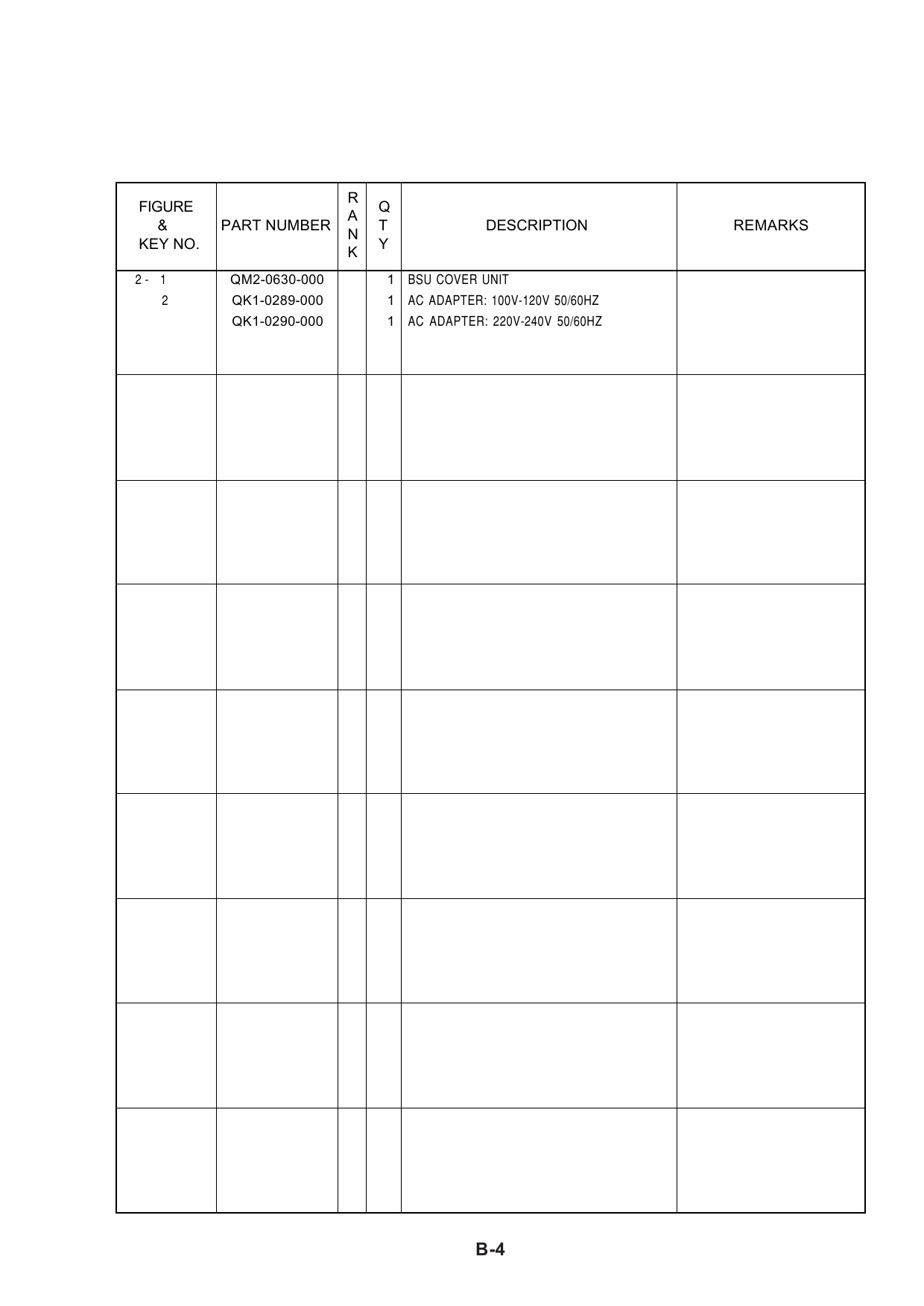 Canon PIXUS i965 Parts Catalog Manual-2